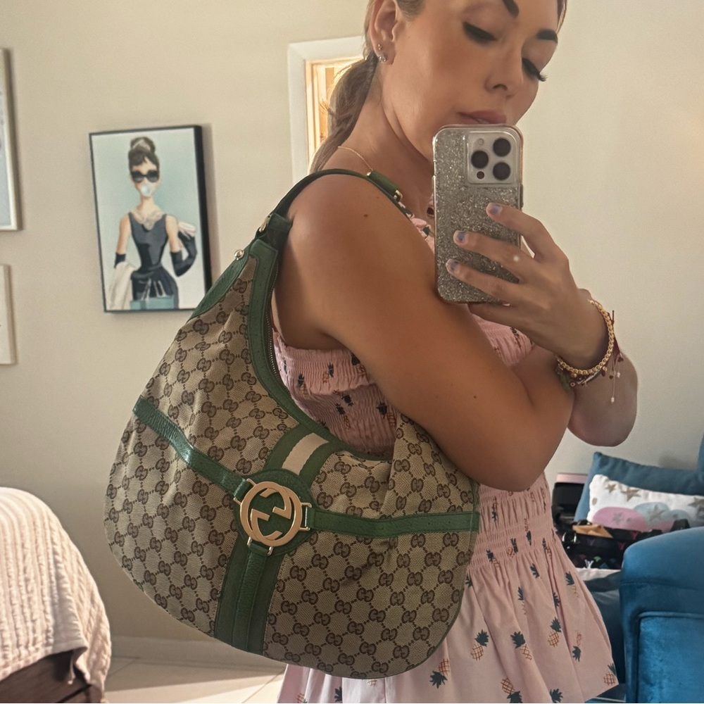 Gucci Green and Brown Women's Bag - Picture 4 of 4